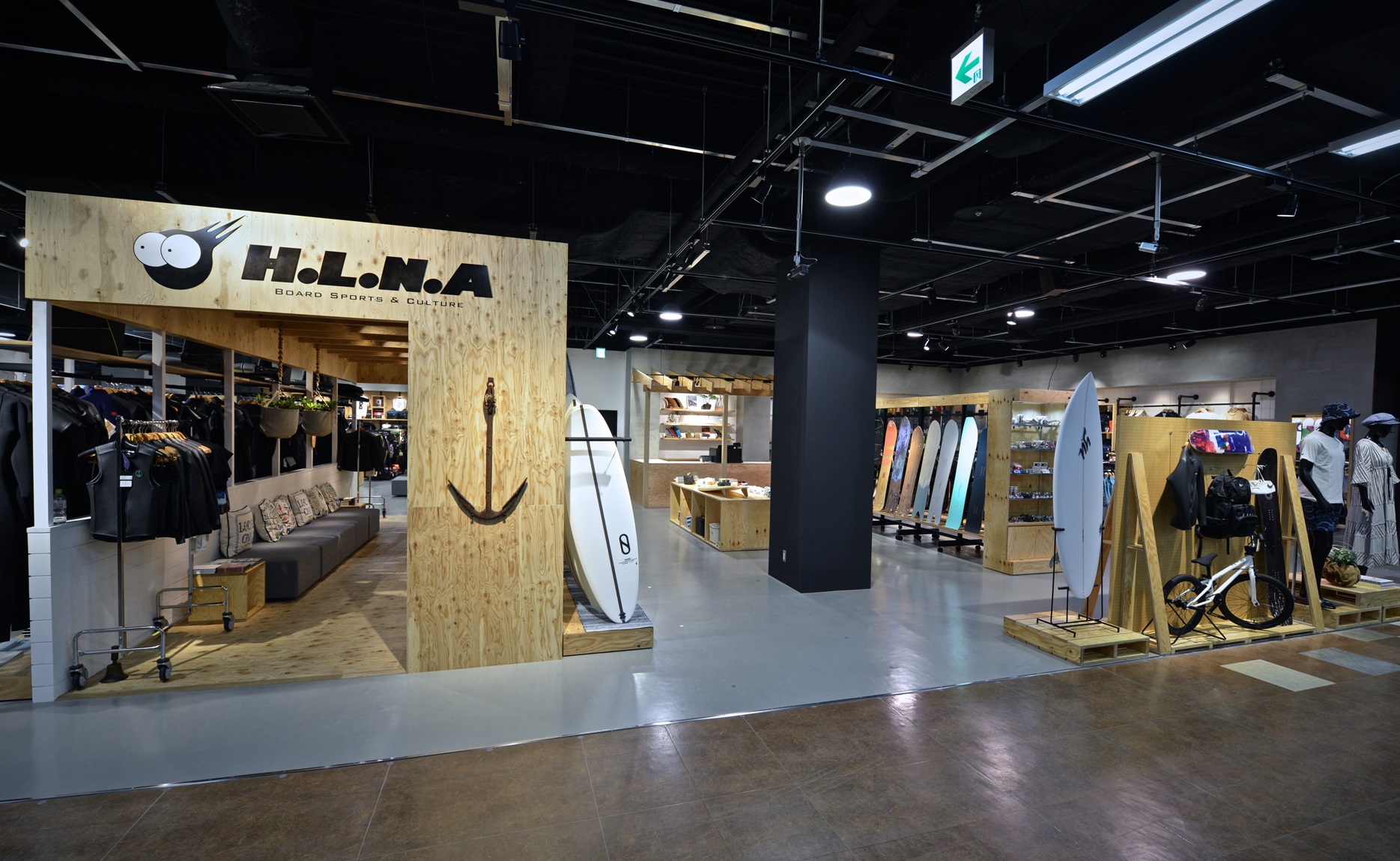 ゼビオ」がボードスポーツのセレクトショップ「H.L.N.A STORE」国内3号