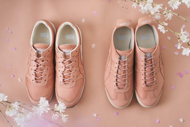 オニツカタイガー」から本物の桜で染め上げたレザースニーカー | some(z)up