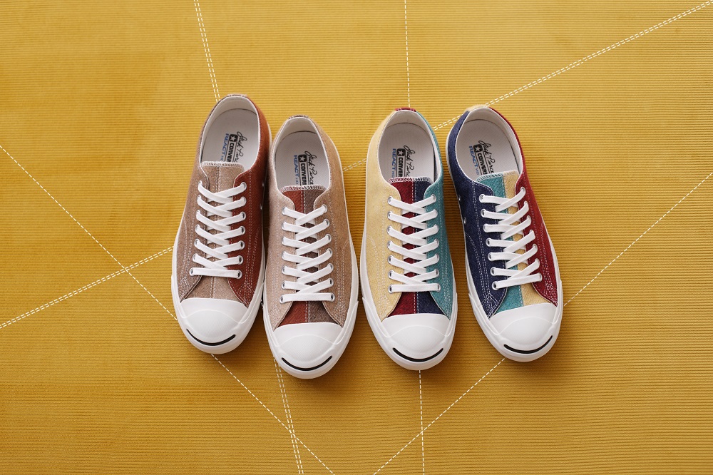 コンバース」からウール素材＆マルチカラー仕様のジャックパーセル