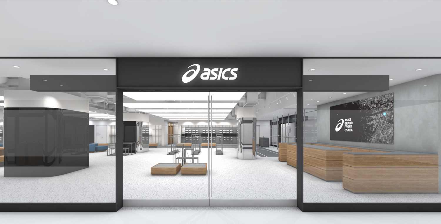 西日本最大の面積を誇る直営店「ASICS GRAND FRONT OSAKA」が